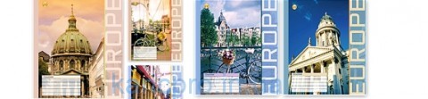 Тетрадь 24л # Твердая ТЕ01397 ЄВРОПА   Тетрада