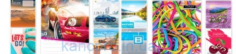 Тетрадь 48л # Твердая ТЕ01586 МИКС1  Тетрада