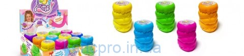 Лизун-СЛАЙМ Антистрес  в колбе 200гр "Fluffy SLIME" (Увеличивающийся)  Danko Toys(FLS-01-01U)