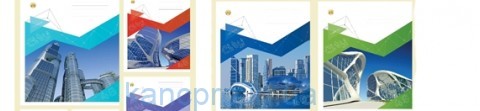 Тетрадь 48л = Твердая ТЕ02581 АРХІТЕКТУРА   Тетрада