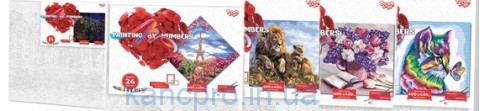 Н-р д/ творчества картина по номерам 400мм*400мм в пакете  Danko Toys (kpnE-02)