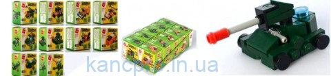 Конструктор Qman 2106 (600шт) транспорт, от30дет,в кор-ке,10шт(10видов) в дисплее,14,5-7,5-24см