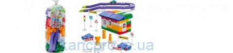 Конструктор детский ЛИДЕР 6 (250дет) пакет пвх 1-055 (Colorplast)