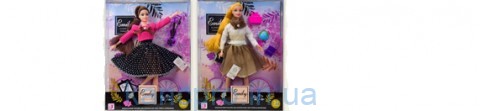 Кукла "Emily"  QJ070C/A/B (48шт/2) 2 вида, шарнир, аксесс, в кор. 24*6*32 см