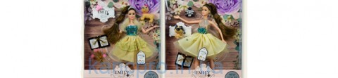 Кукла "Emily" 7985/QJ079C/QJ079D (48шт/2) 2 вида,с аксессуарами, шарнир,в кор.33*28*6см