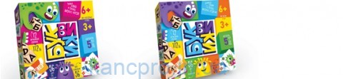 Игра настольная    "Буквики " Danko Toys (G-BU-01)
