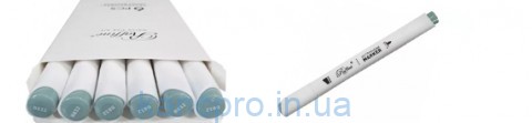 Скетч-маркер двухсторонний Marco Raffine 7800-6CB/832В Turquoise ink blue (уп 6)