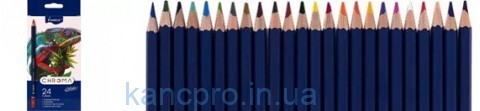 Карандаши цветные  24цв. Marco "Chroma" шестигр. №8010-24CB