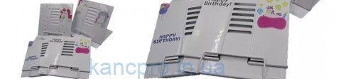 Подставка д/книг мет."Happy Birthday" 21*22см микс IMG6258