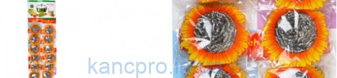 Губка скребок 12 шт, 8*8*2см на блистере X2-180