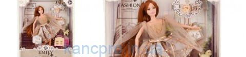 Кукла  "Emily" 6098/QJ090C (48шт/2) с аксессуарами, шарнирная,р-р куклы - 29 см, в кор. 28.5*6,5*32,