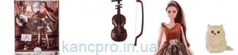 Кукла  "Emily" 2996/QJ106D (48шт/2) с аксессуарами, в кор.&ndash; 28.5*6.5*36 см, р-р игрушки &ndash; 29 см