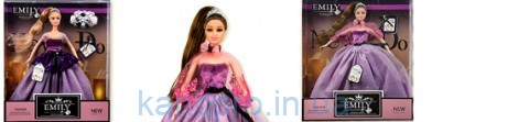 Кукла "Emily"  8067/QJ081/QJ081D (48шт/2) 2 вида,с аксессуарами, в кор.33*28*6см